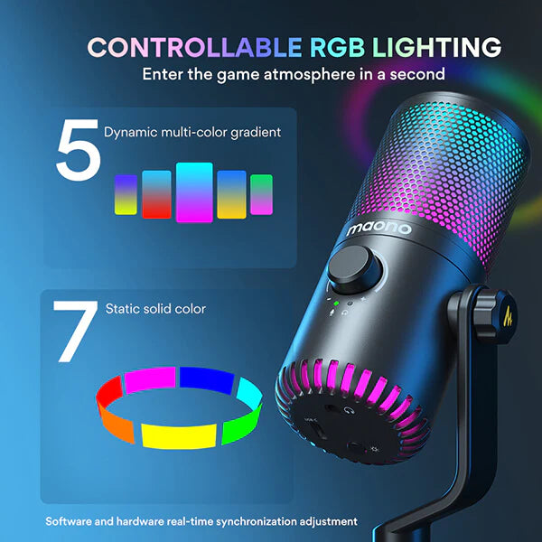DM30 RGB - USB Gaming Microphone