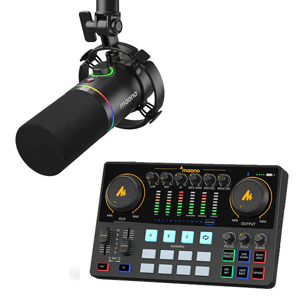 PD200X and AME2 Podcasting Microphone Equipment Bundle